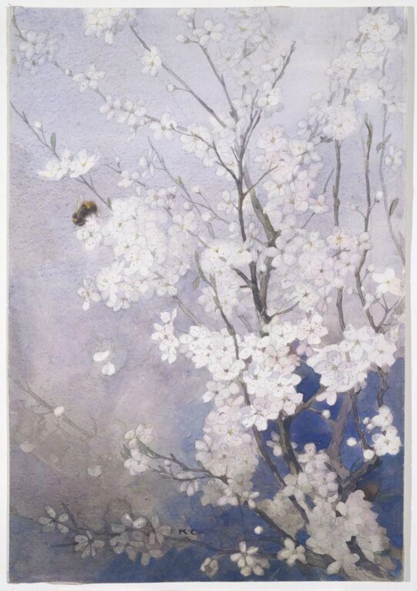 Plum Blossom, detail