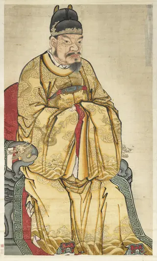 明太祖坐像（六）　軸