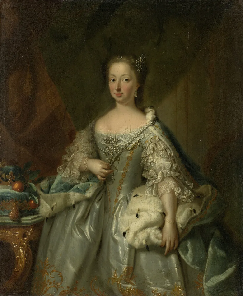 Anna of Hanover, by Johann Valentin Tischbein, oil, 1753