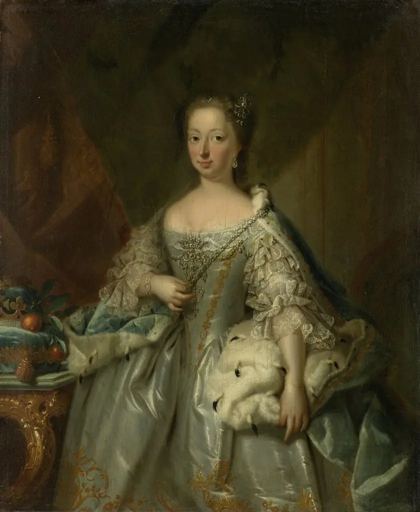 Anna of Hanover, by Johann Valentin Tischbein, oil, 1753