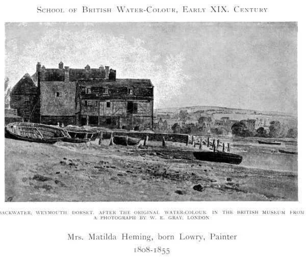 Backwater, Weymouth, detail