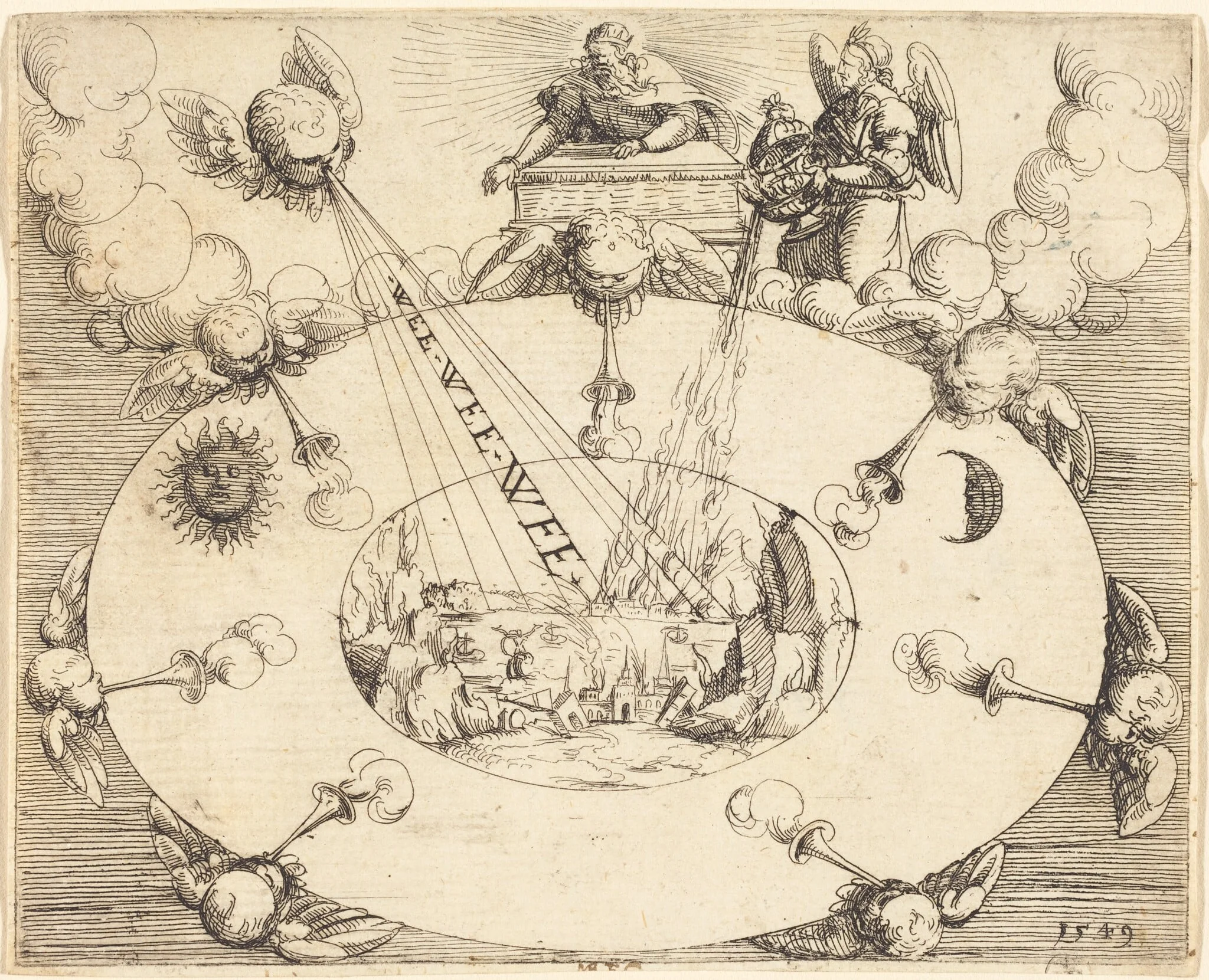 The Opening of the Seventh Seal, detail