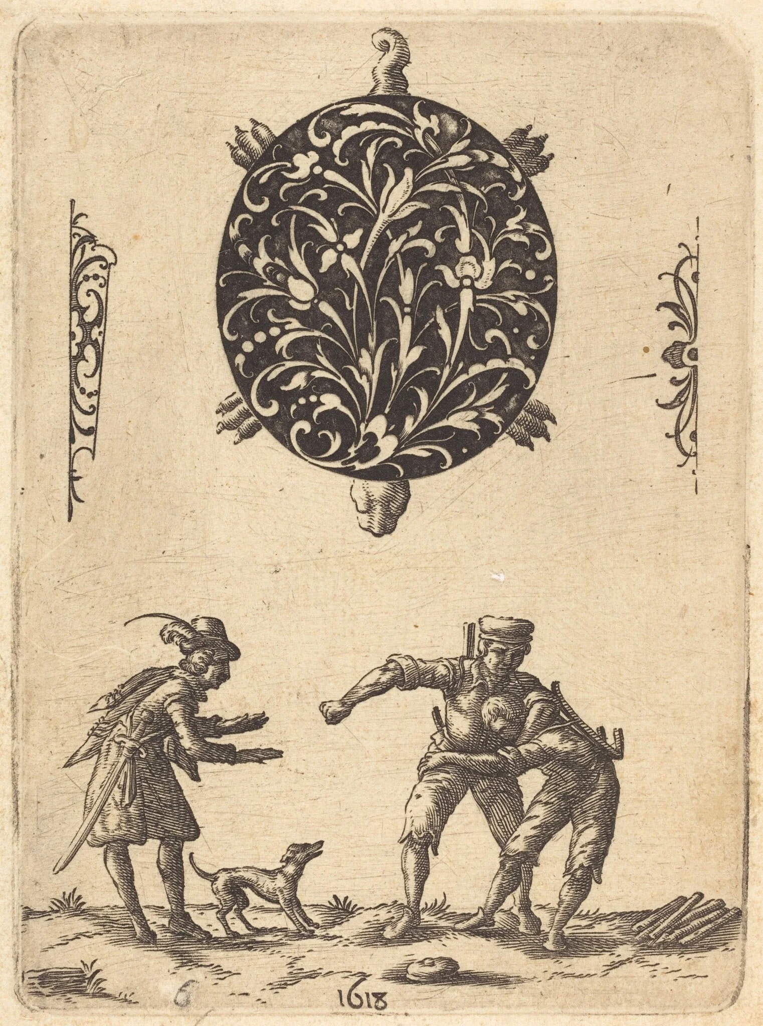 Design for a Turtle-Shaped Pendant, detail