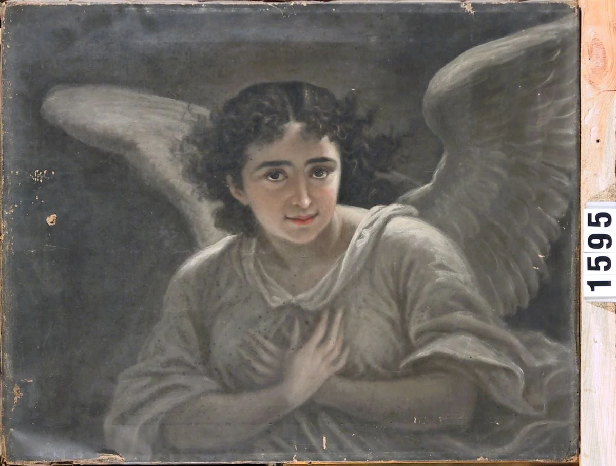 Un înger (Elisa Petrovici), detail