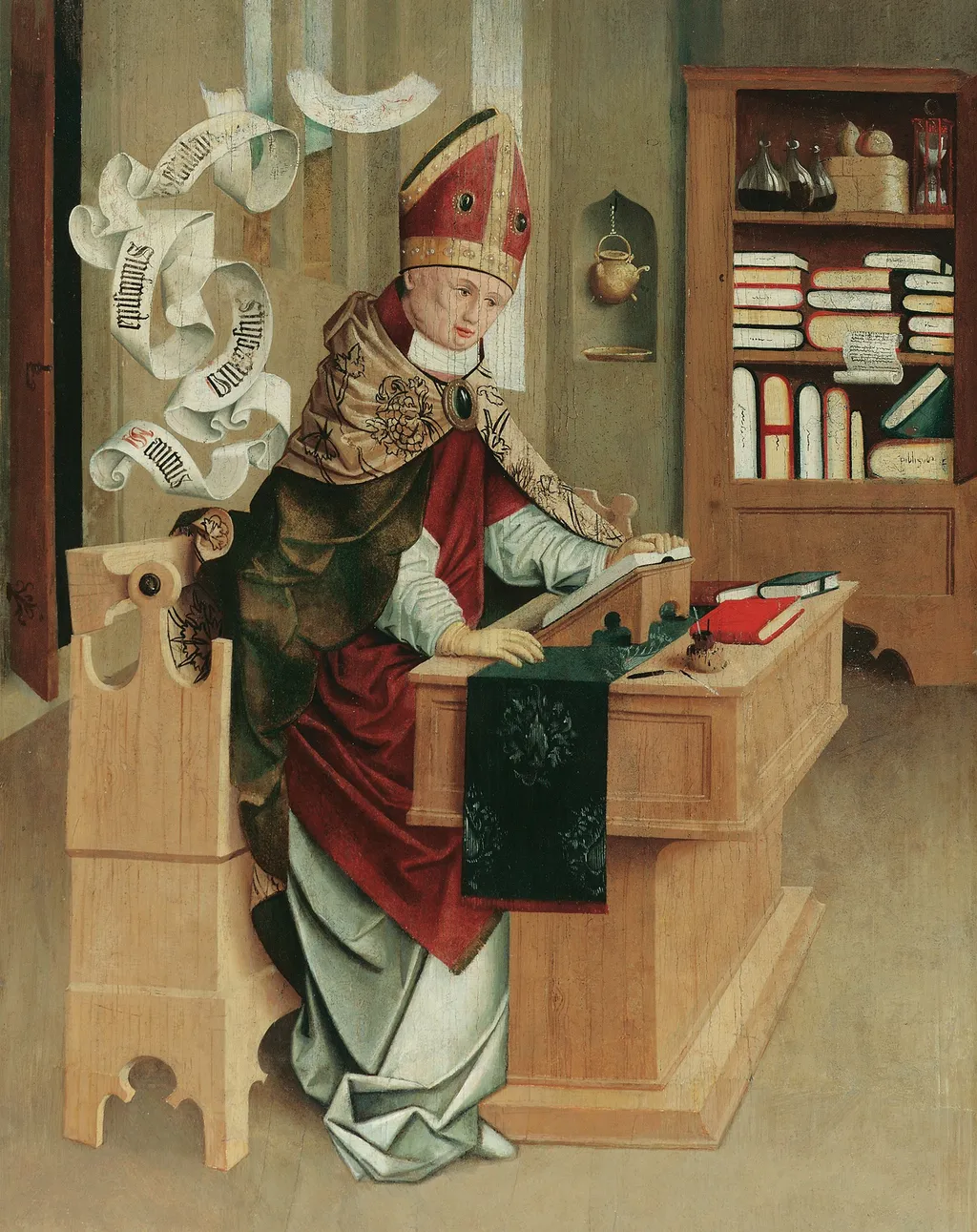 Hl. Ambrosius, by Meister von Mondsee, unspecified, 1499