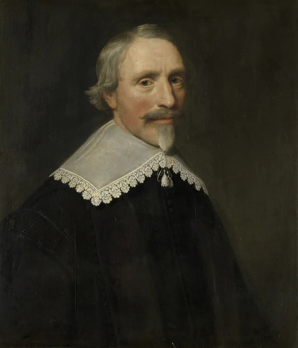 Portrait of Jacob Cats (1577-1660), by Michiel Jansz van Mierevelt, oil, 1639