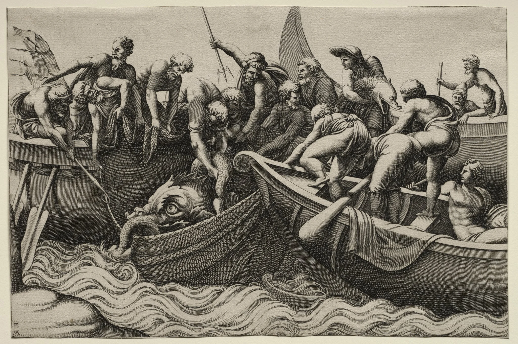The Haul of Monstrous Fish, detail