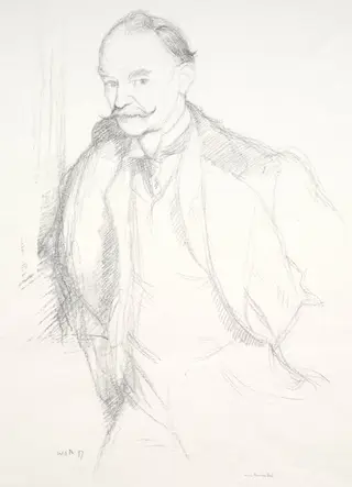 Thomas Hardy, by William Rothenstein, 1897