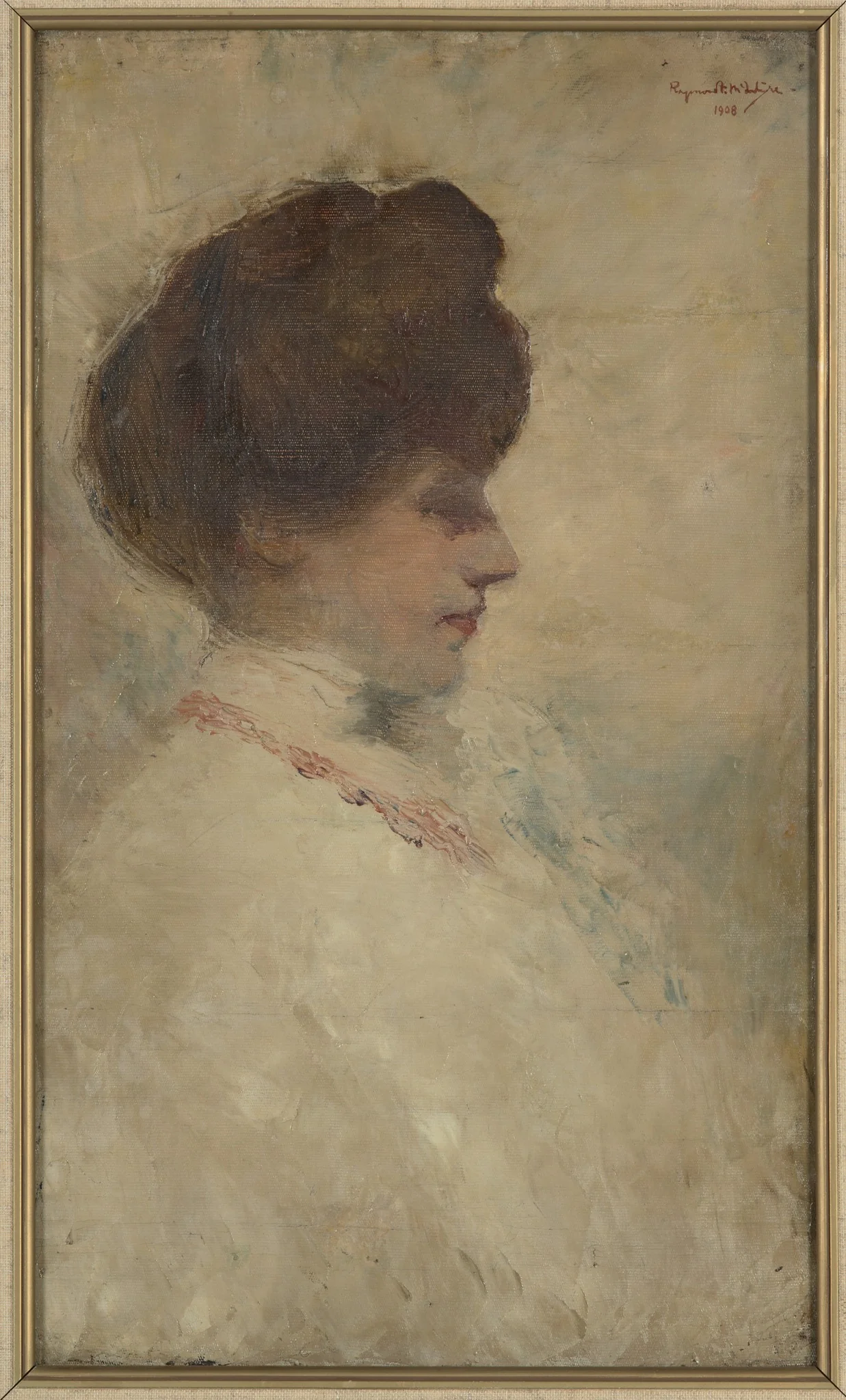 Portrait of Doris McIntyre, detail