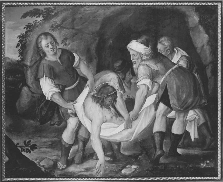 Grablegung Christi (Kopie nach), detail