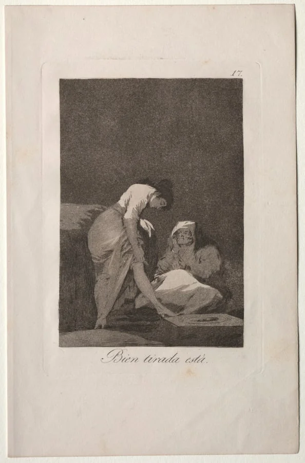 It is Nicely Stretched, Plate 17, detail