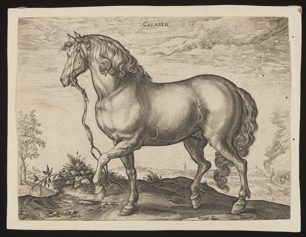 CALABER, by Hendrick Goltzius, 1550