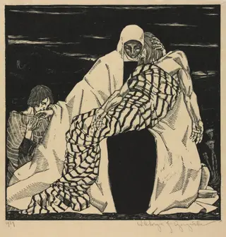 Pietà, by Wiktorya J. Gorynska, 1929
