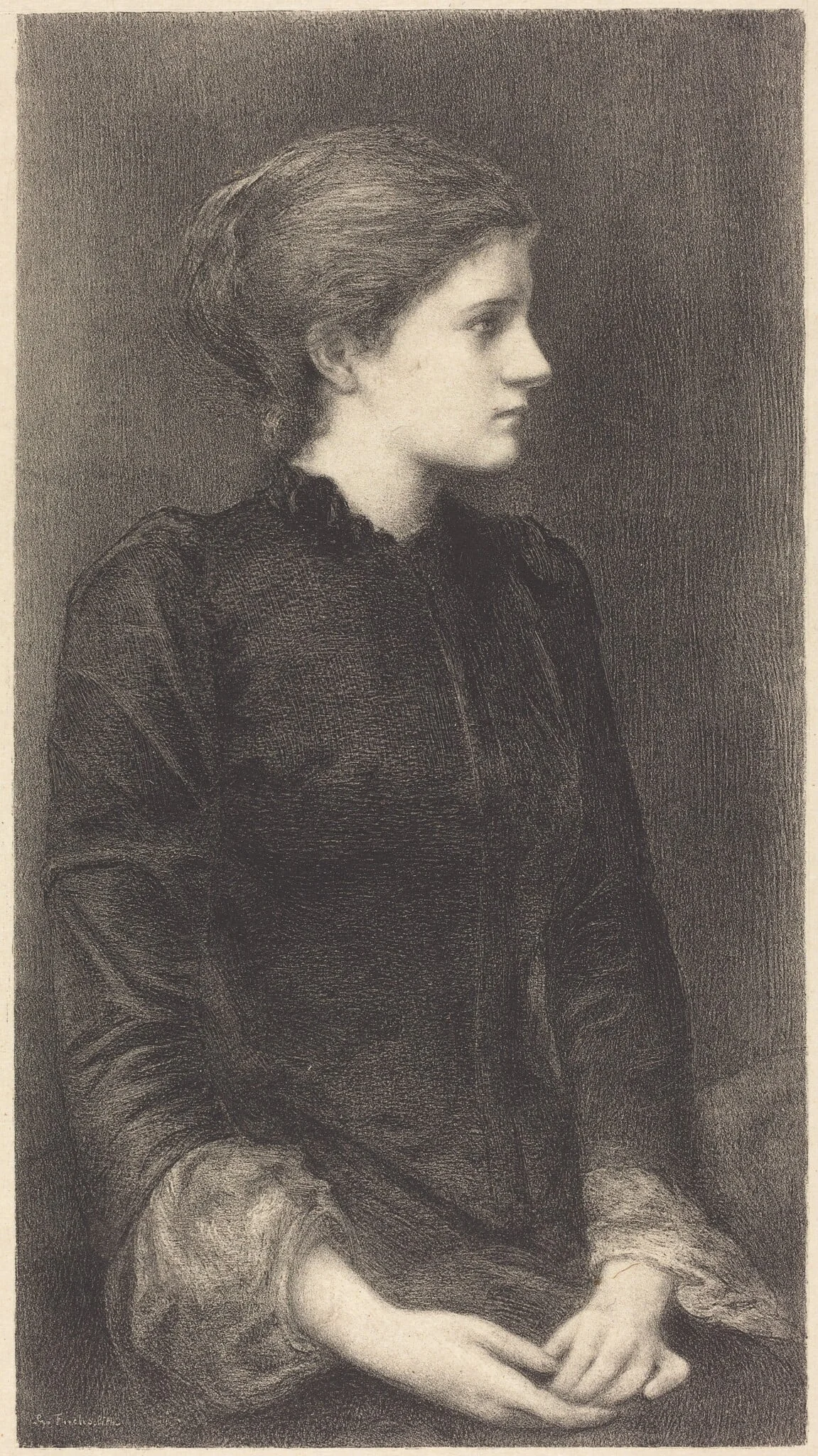 Mrs. Bonham, detail