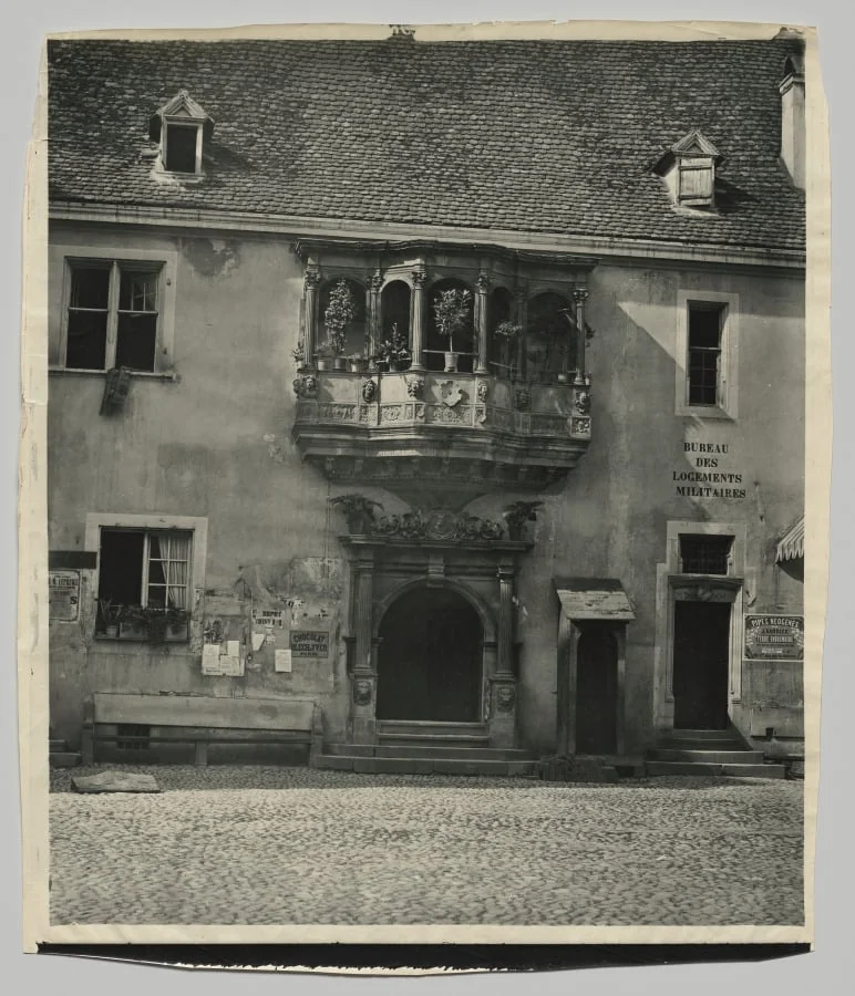 Façade Alsacienne, Corps de Garde à Colmar, detail