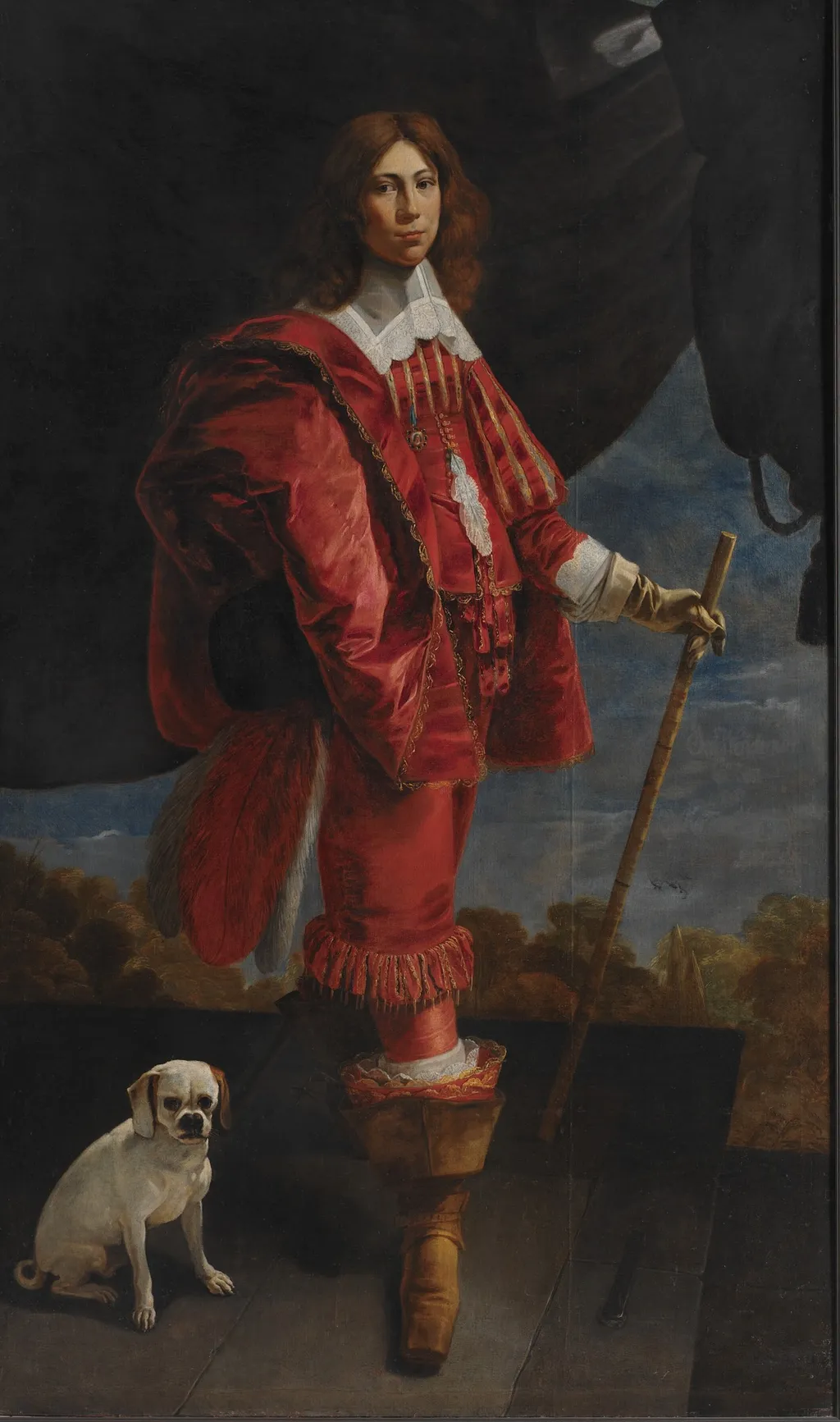 Ulrik Christian Gyldenløve (1630-1658), son of Christian IV and Vibeke Kruse, by Abraham Wuchters, oil, 1645