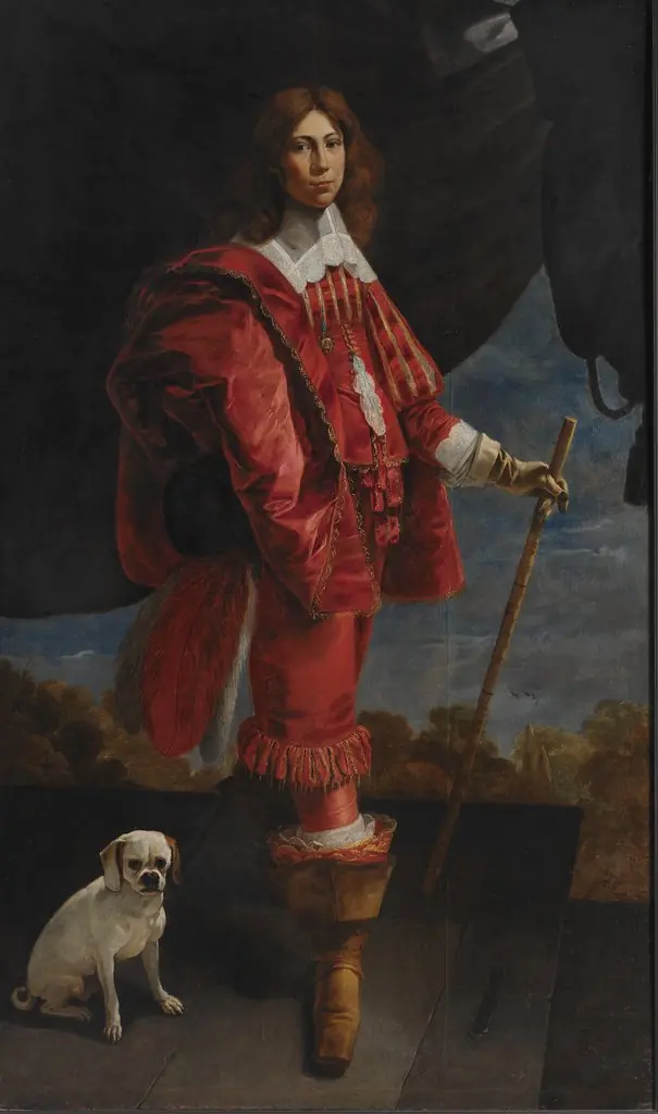 Ulrik Christian Gyldenløve (1630-1658), son of Christian IV and Vibeke Kruse, by Abraham Wuchters, oil, 1645