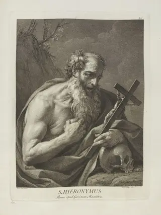 St. Jerome, by Dominico Cunego, 1750