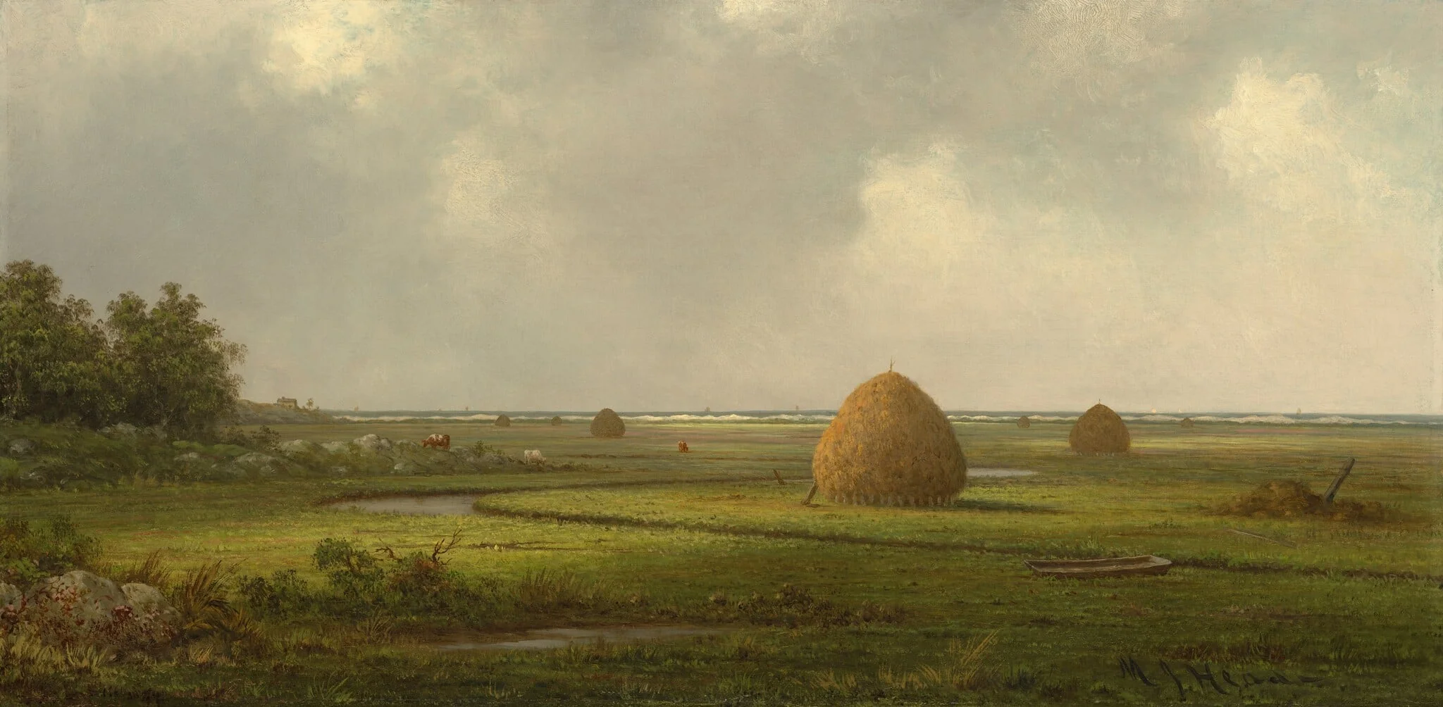 View of Marshfield, detail
