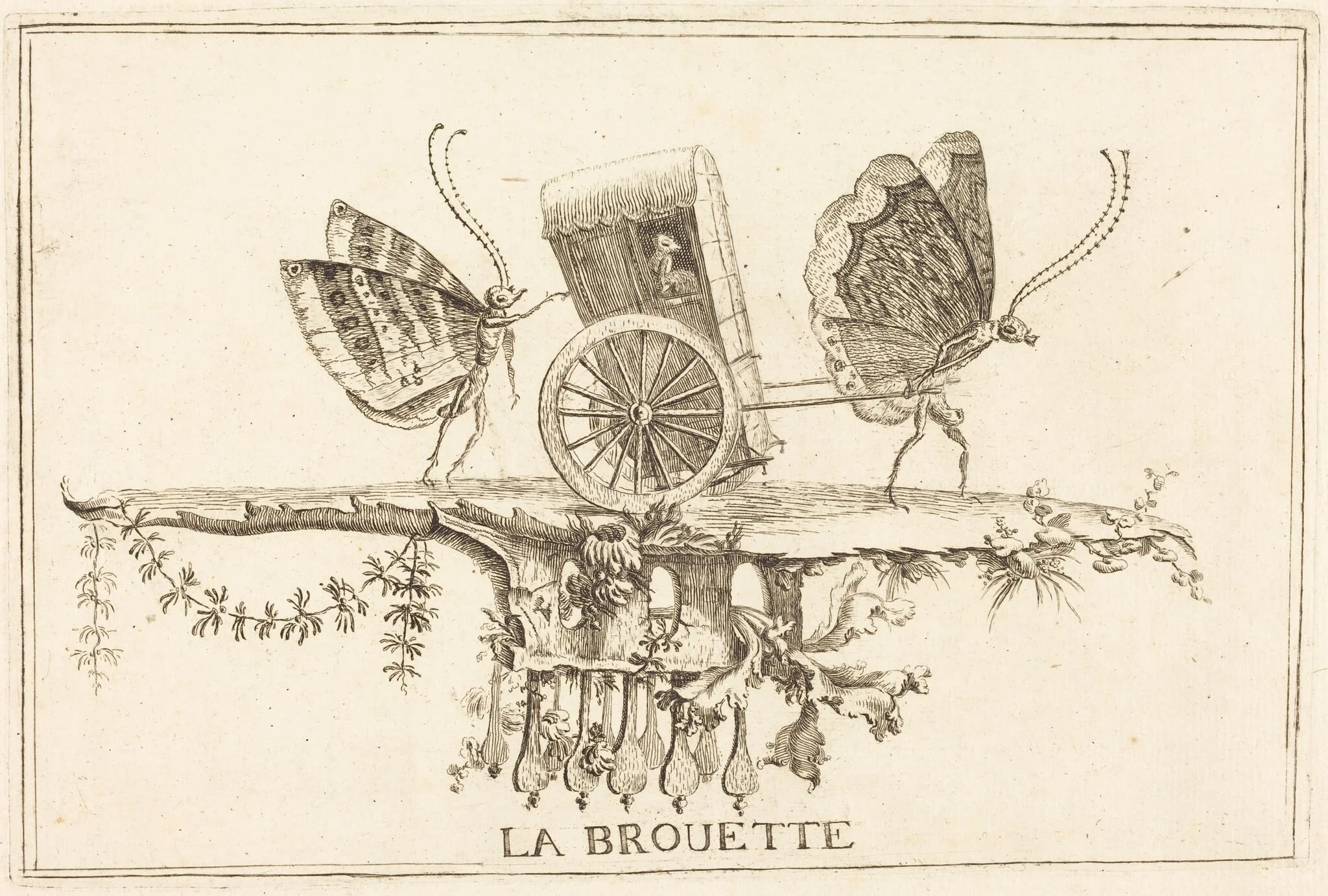 La Brouette (The Paltry Coach), detail