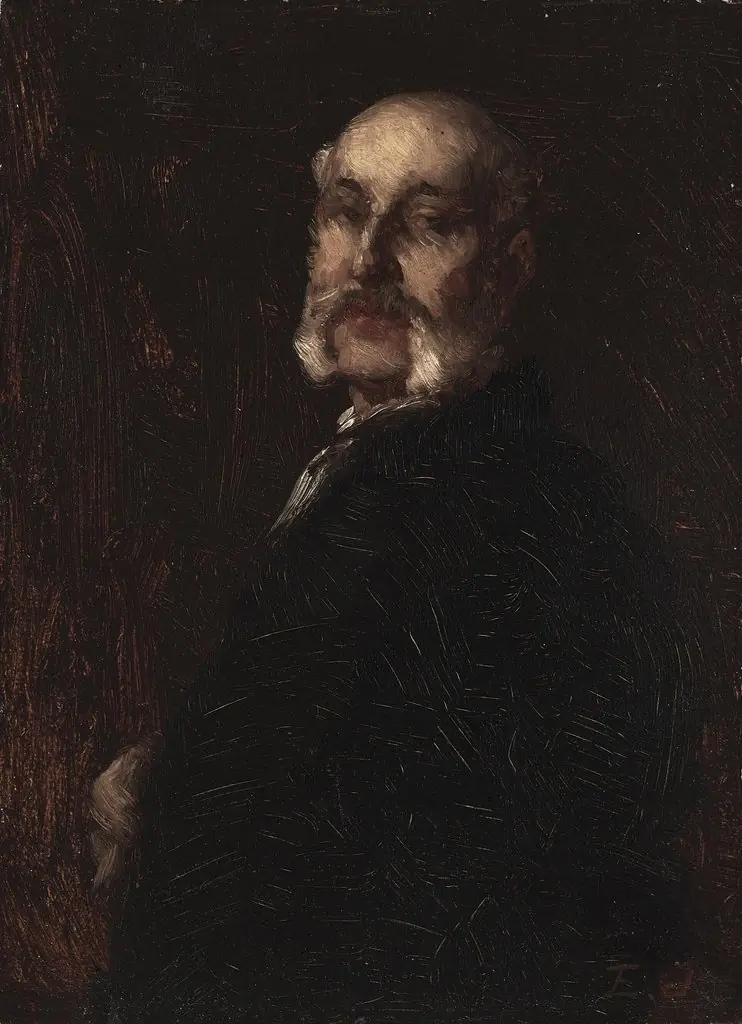Portrait of Franklin H. Delano, by Eastman Johnson, unspecified, 1891