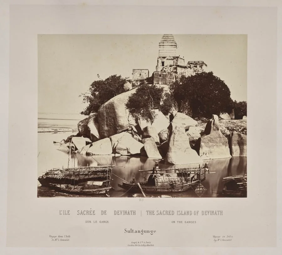 The Sacred Island of Devinath on the Ganges, Sultangunge, detail