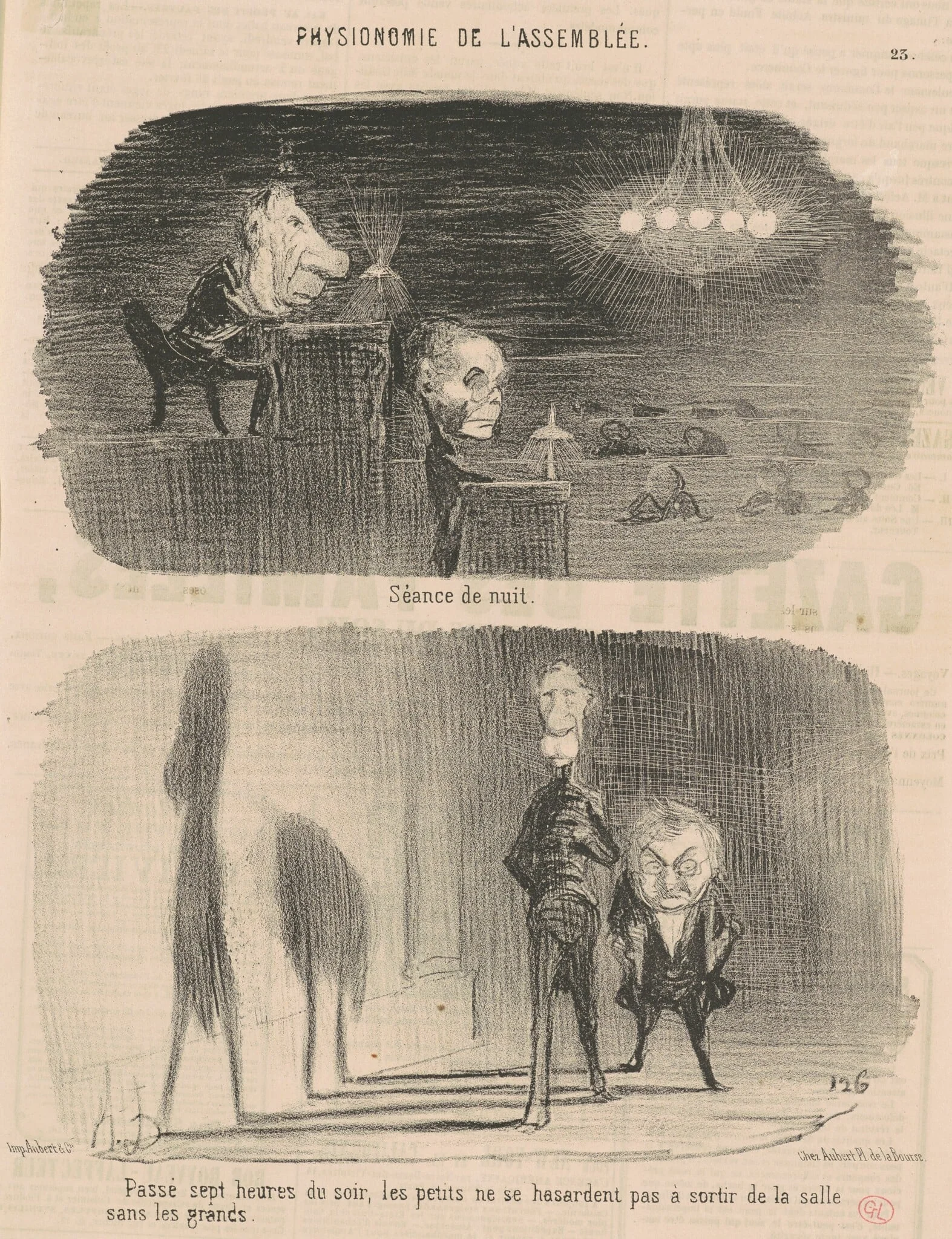 Séance de nuit, detail