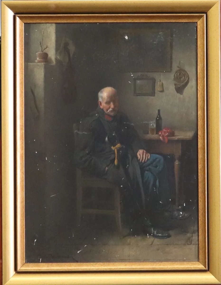 Veteran român din 1877, detail