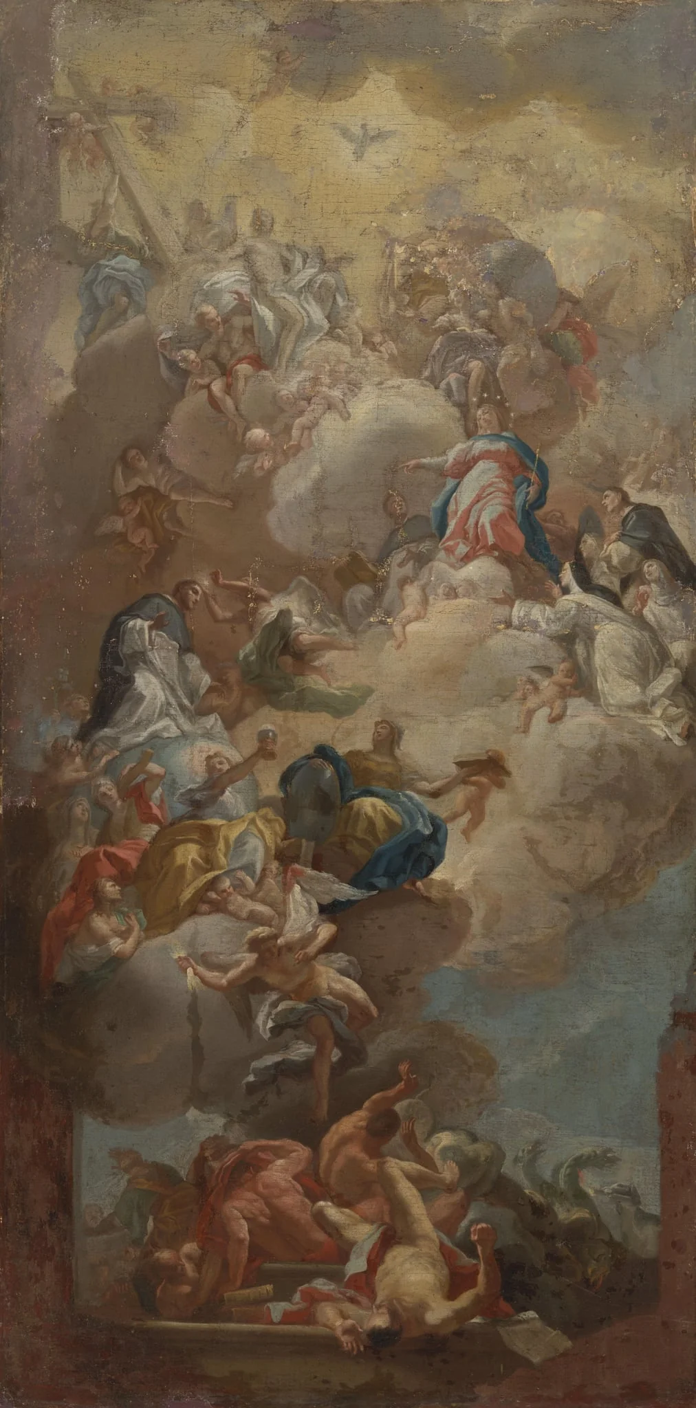 The Glorification of Saint Dominic, detail