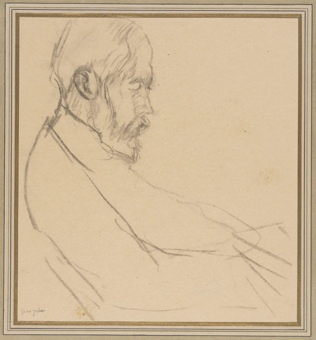 Arthur Symons, by Gwen John, 1920