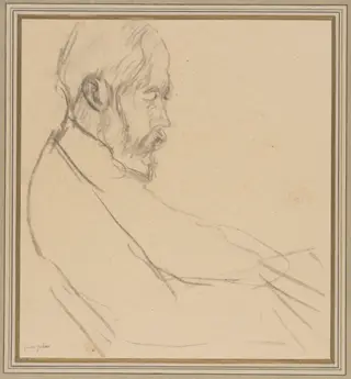 Arthur Symons, by Gwen John, 1920