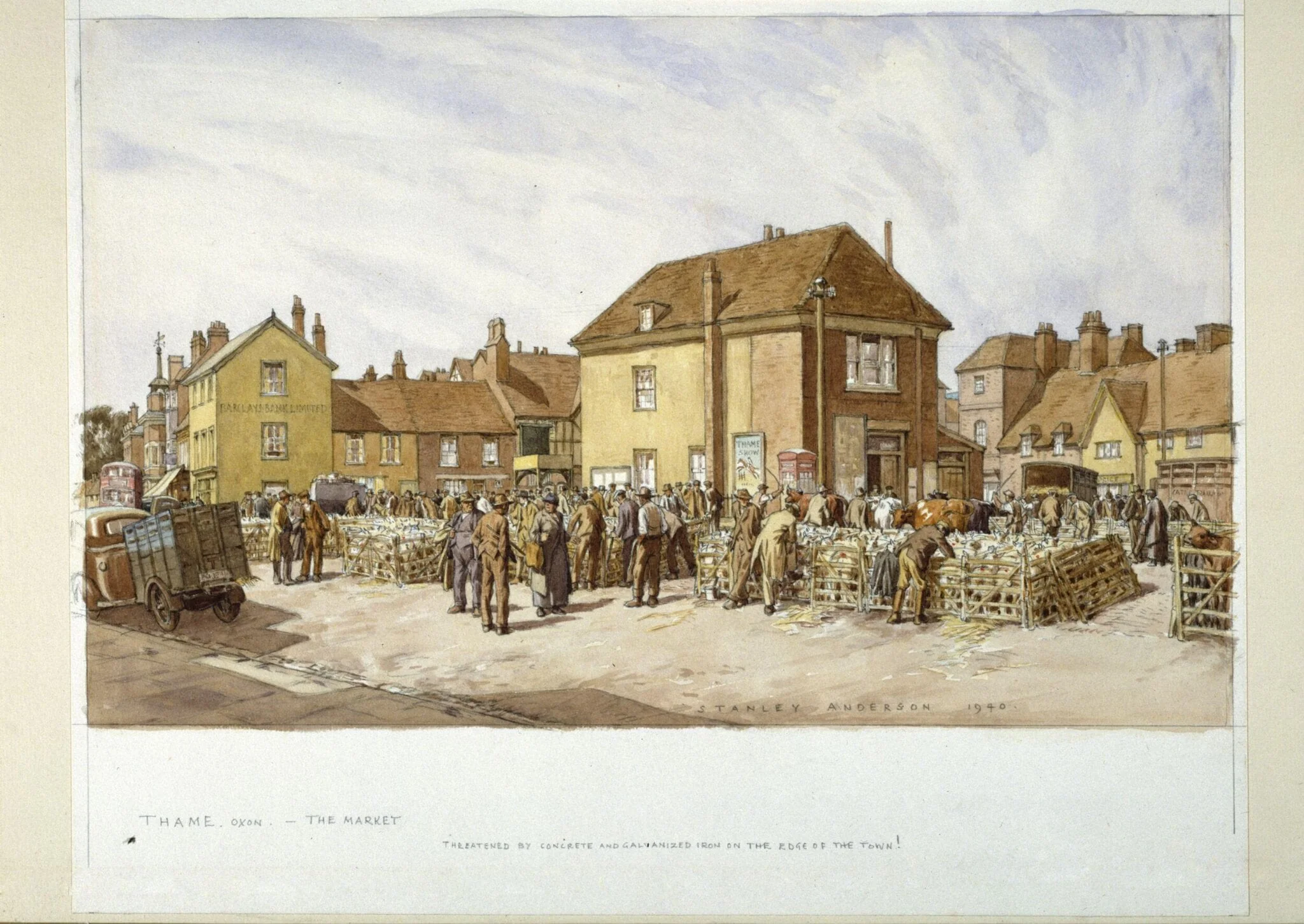 The Market, Thame, detail