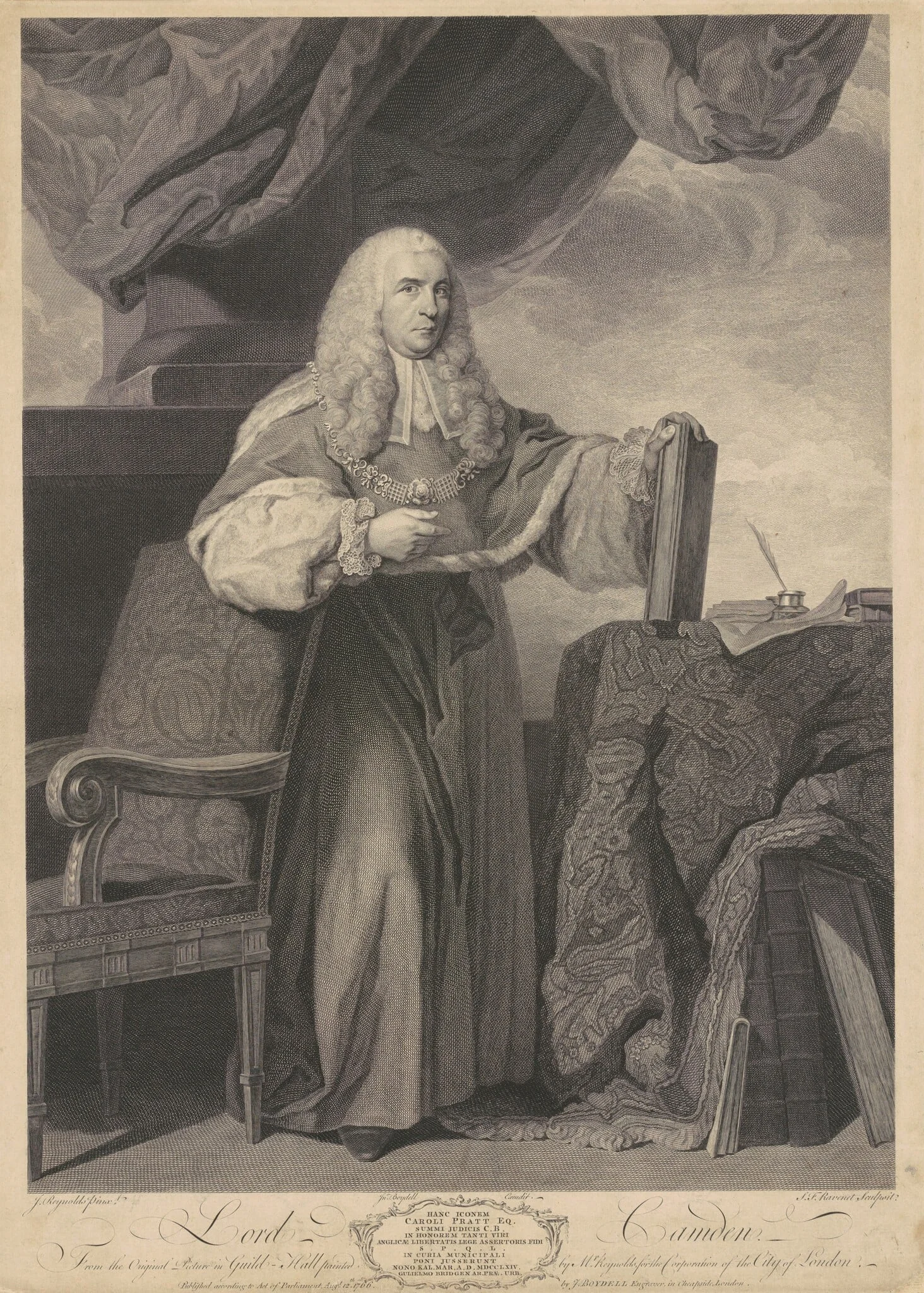 Lord Camden, detail