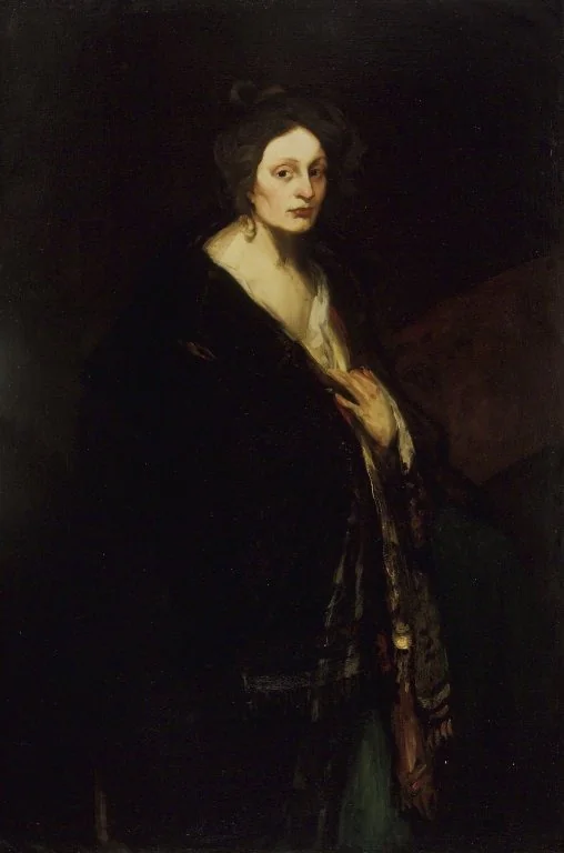 Woman in Manteau, detail