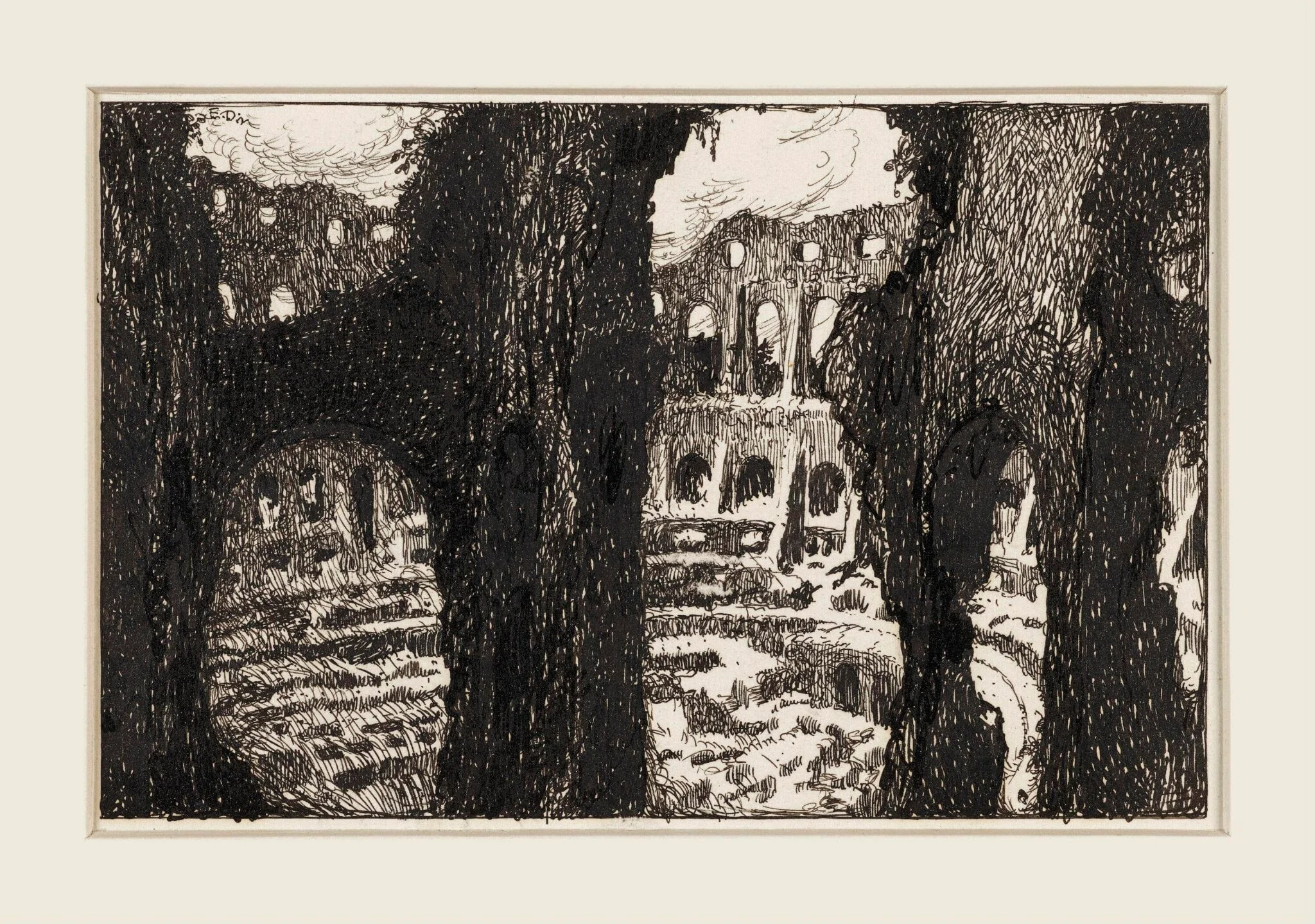 The Colosseum, Rome, detail