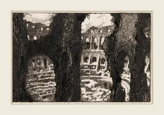 The Colosseum, Rome, by Edmund Dulac, 1912