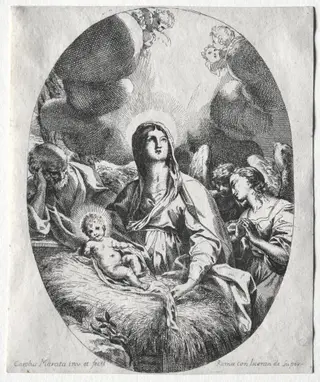 The Adoration of the Angels, by Carlo Maratta, 1604
