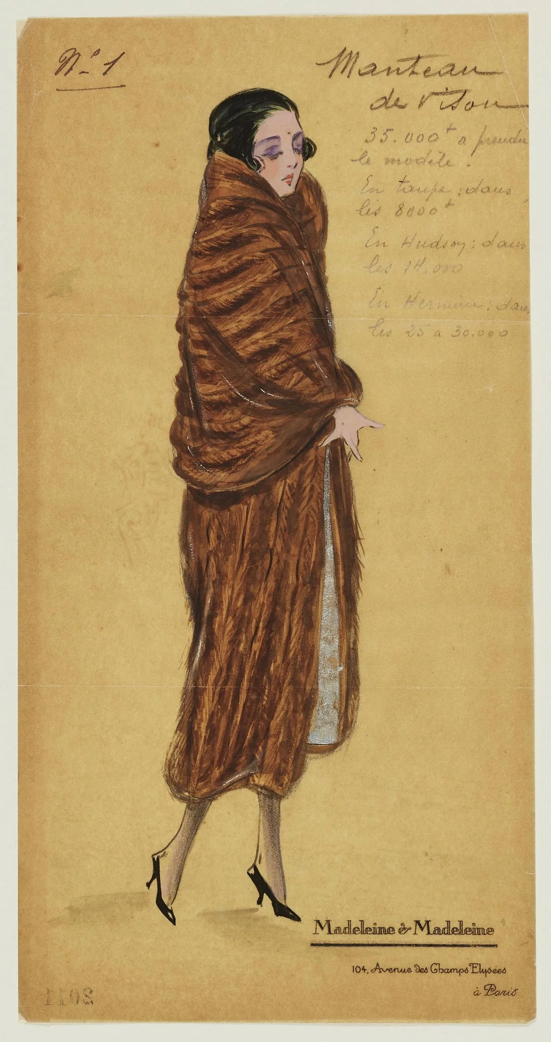Manteau, detail