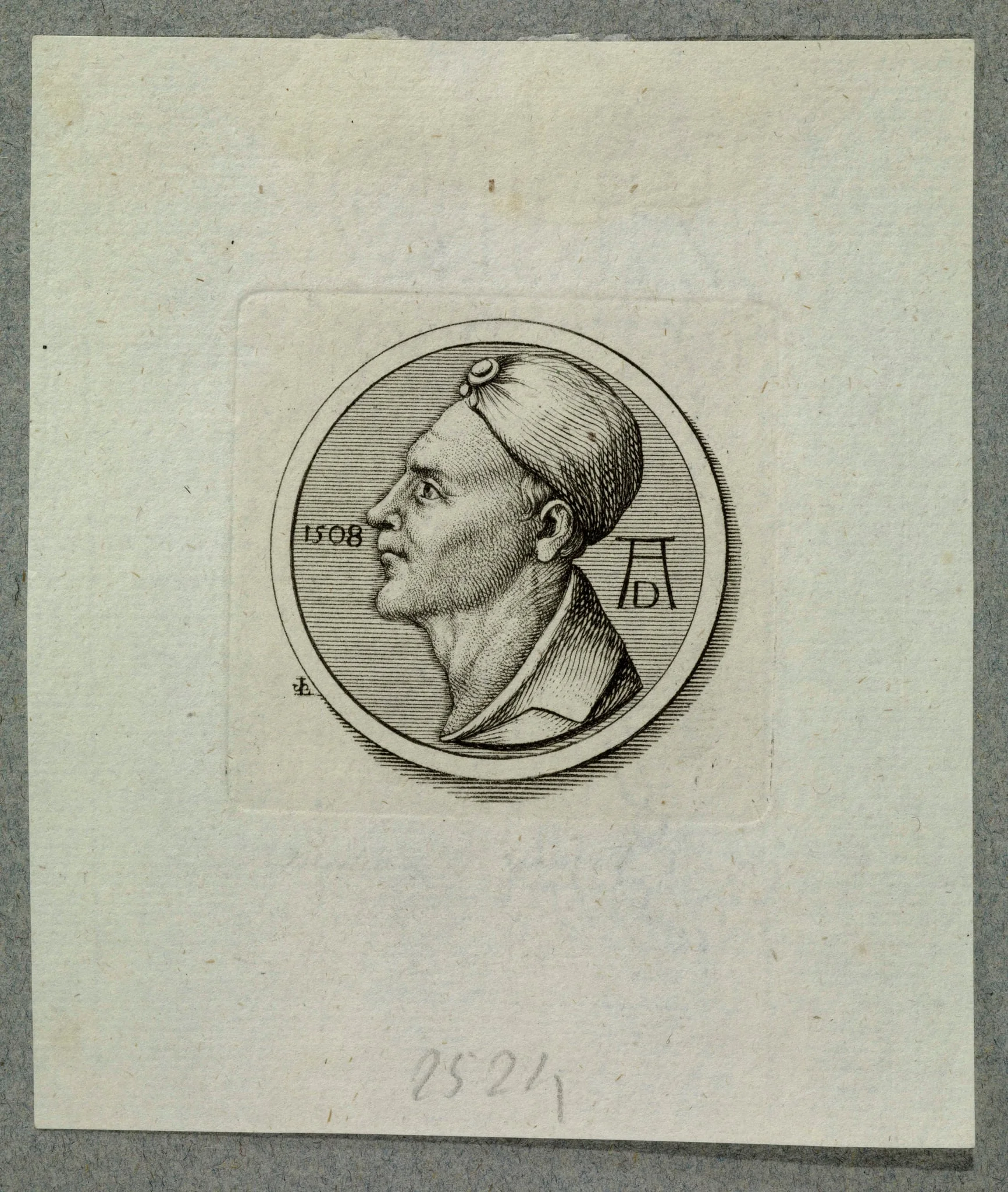 Bildnis des Michael Wolgemut, detail