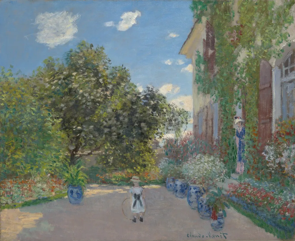 The Artist's House at Argenteuil, by Claude Monet, oil, 1873