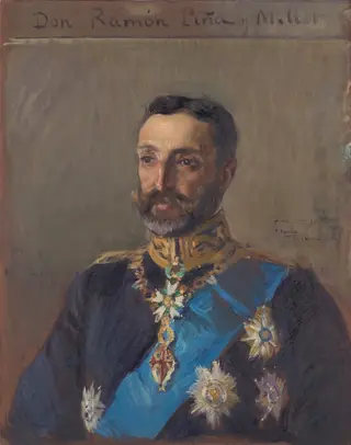Don Ramón Piña y Millet, by Joaquín Sorolla, oil, 1909