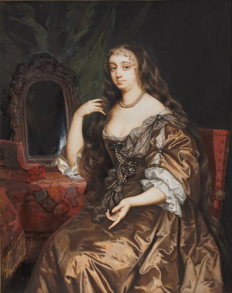 Portrait of Anne Hyde, Duchess of York, by Nicholas Dixon, watercolor, 1657