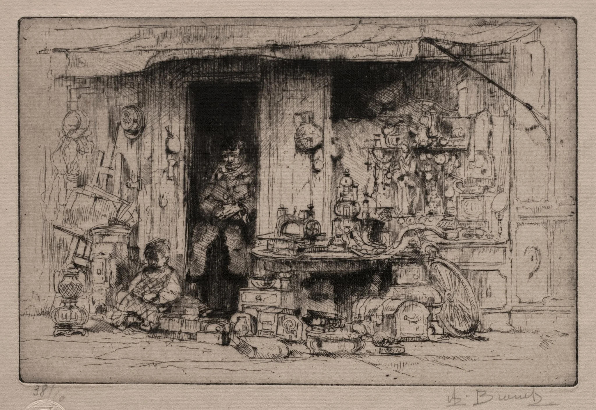 The Odds and Ends Dealer, detail