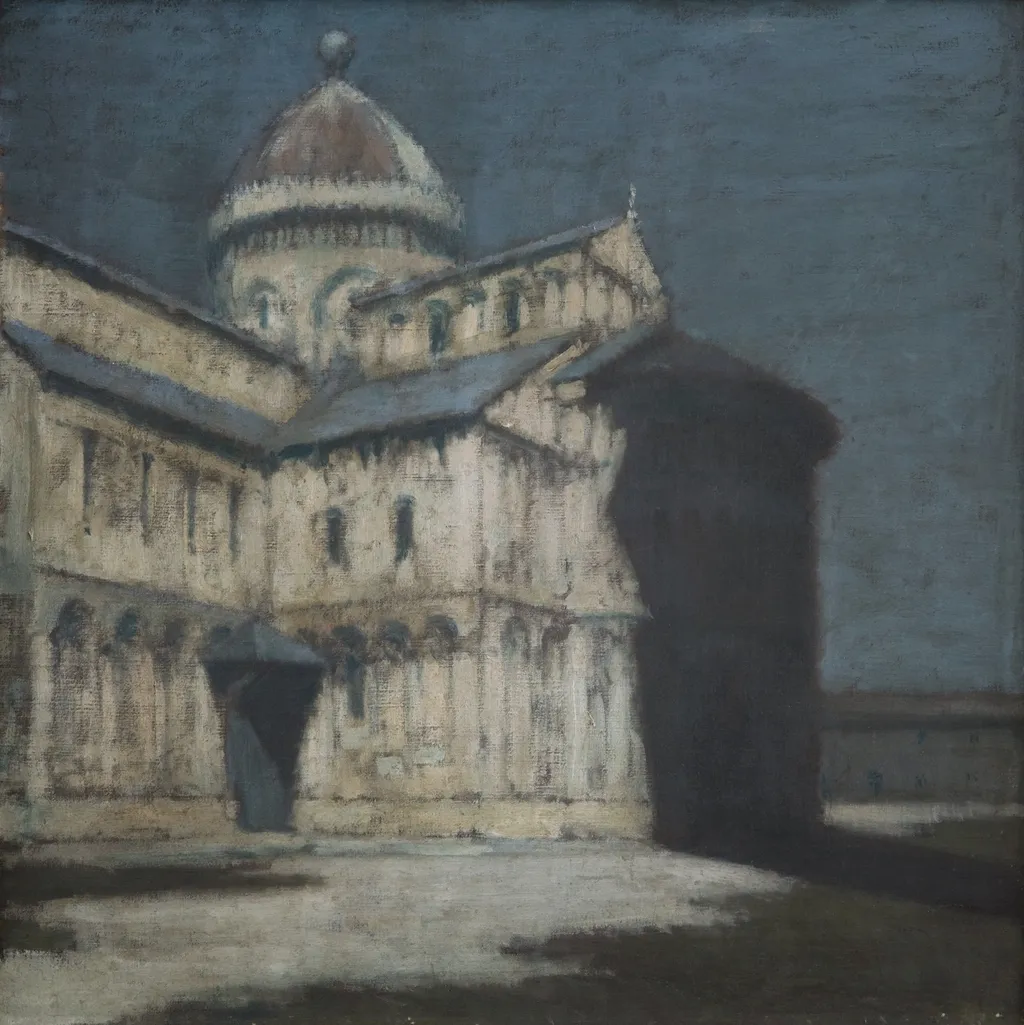 Pisa Cathedral, by Olga Boznańska, oil, 1905