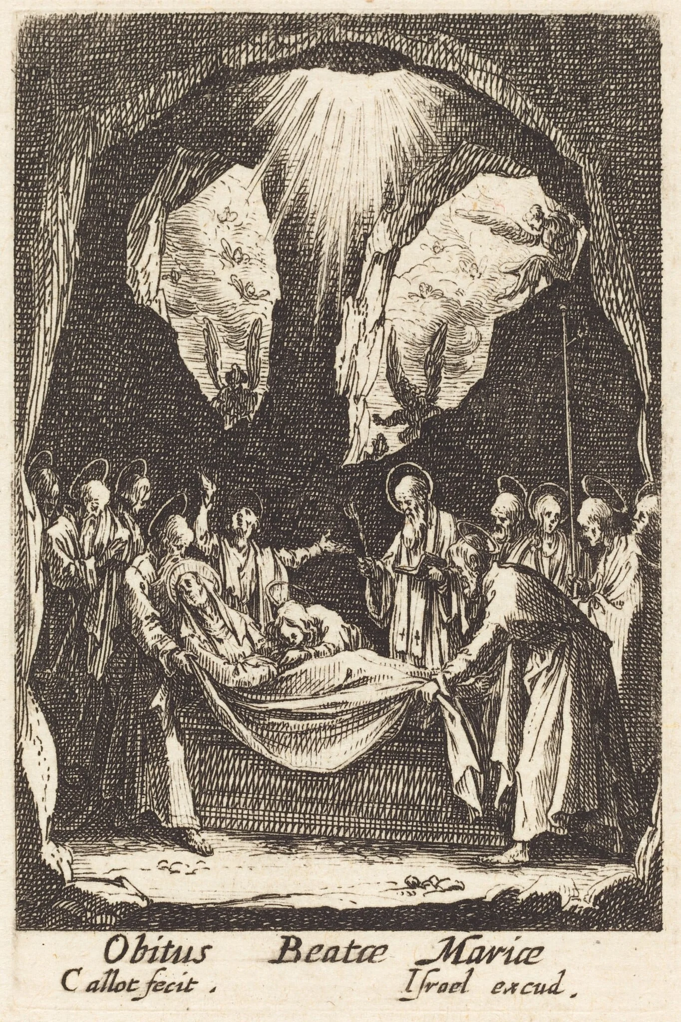 The Burial of the Virgin, detail