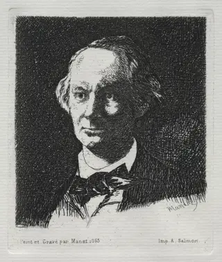 Charles Baudelaire, by Édouard Manet, 1869