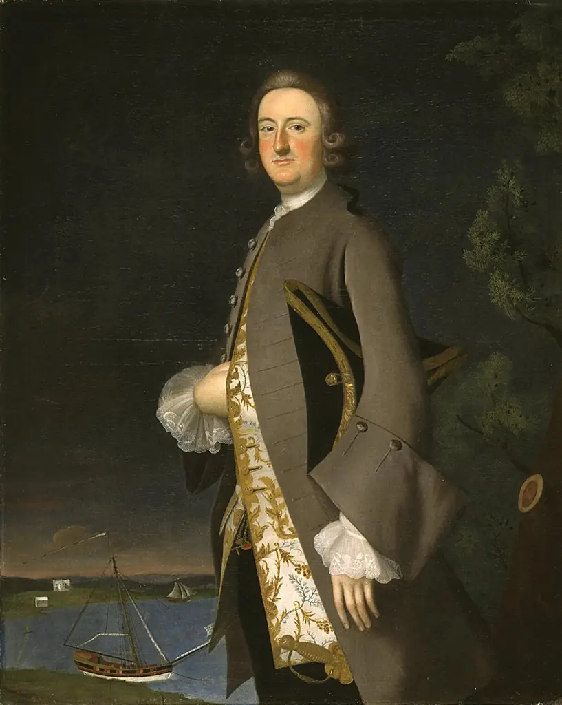 Portrait of Captain John Pigott, by Joseph Blackburn, oil, 1750