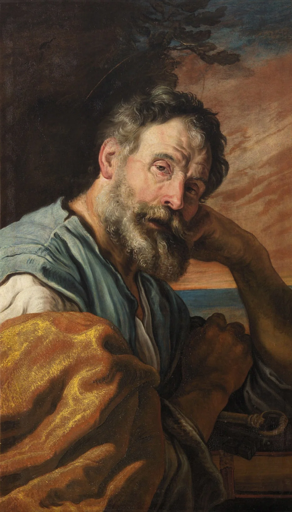 Peter repentant, detail