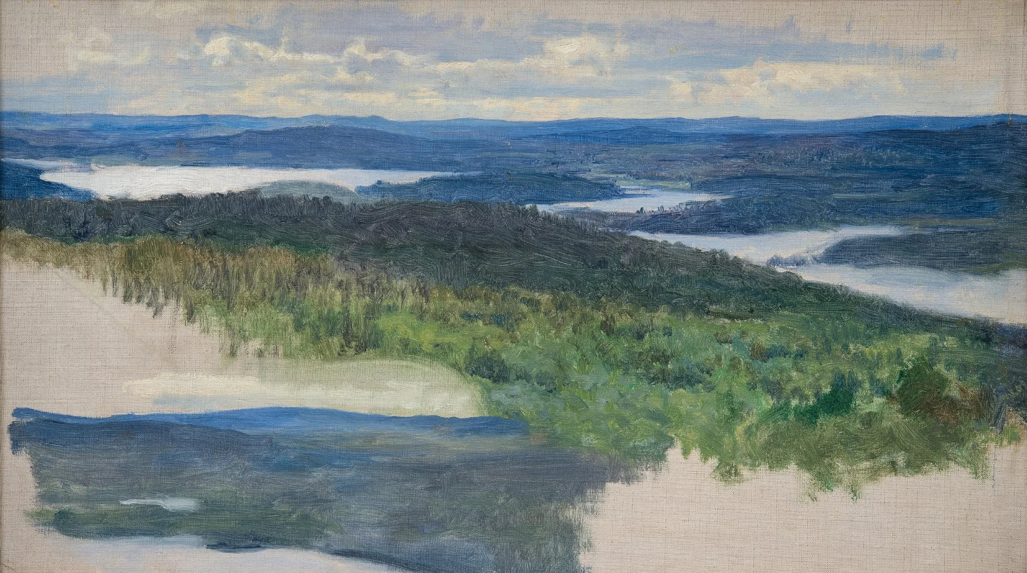 Vettä ja rantoja, detail