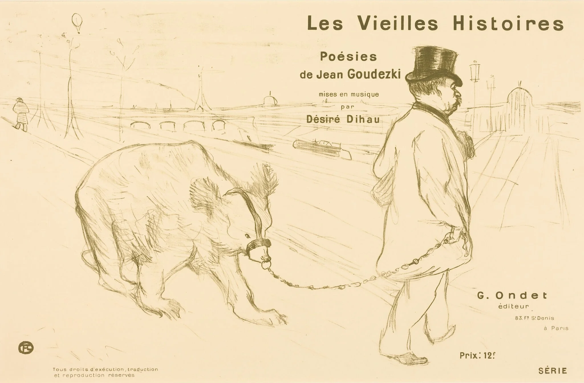 Les Vieilles Histoires (cover/frontispiece), detail